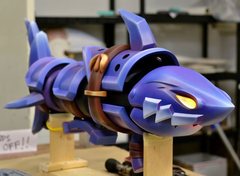 Illustration for article titled Life-Sized Shark Gun From League of Legends